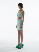 Bloom Tweed Crop Top